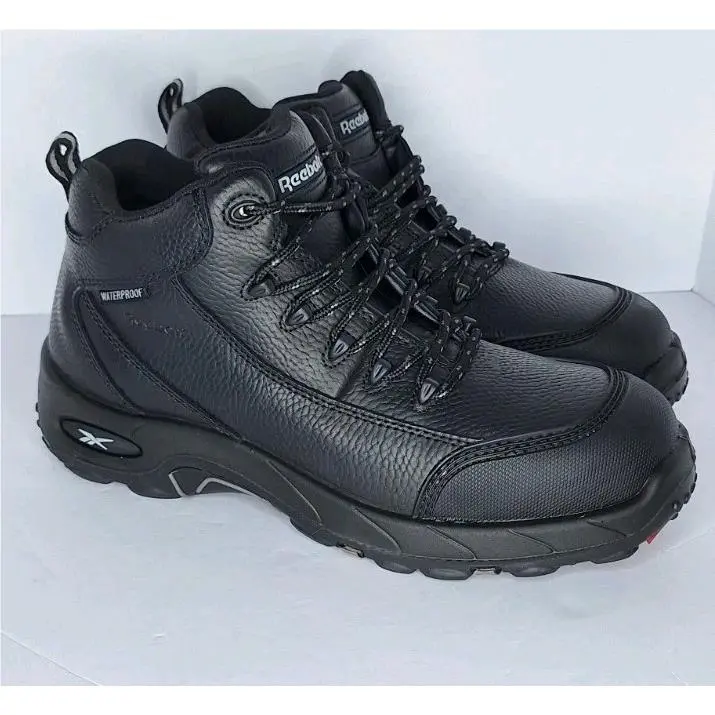 Reebok Work Men`s Tiahawk Comp Toe Comfort Work Boot Black - 9.5 Wide