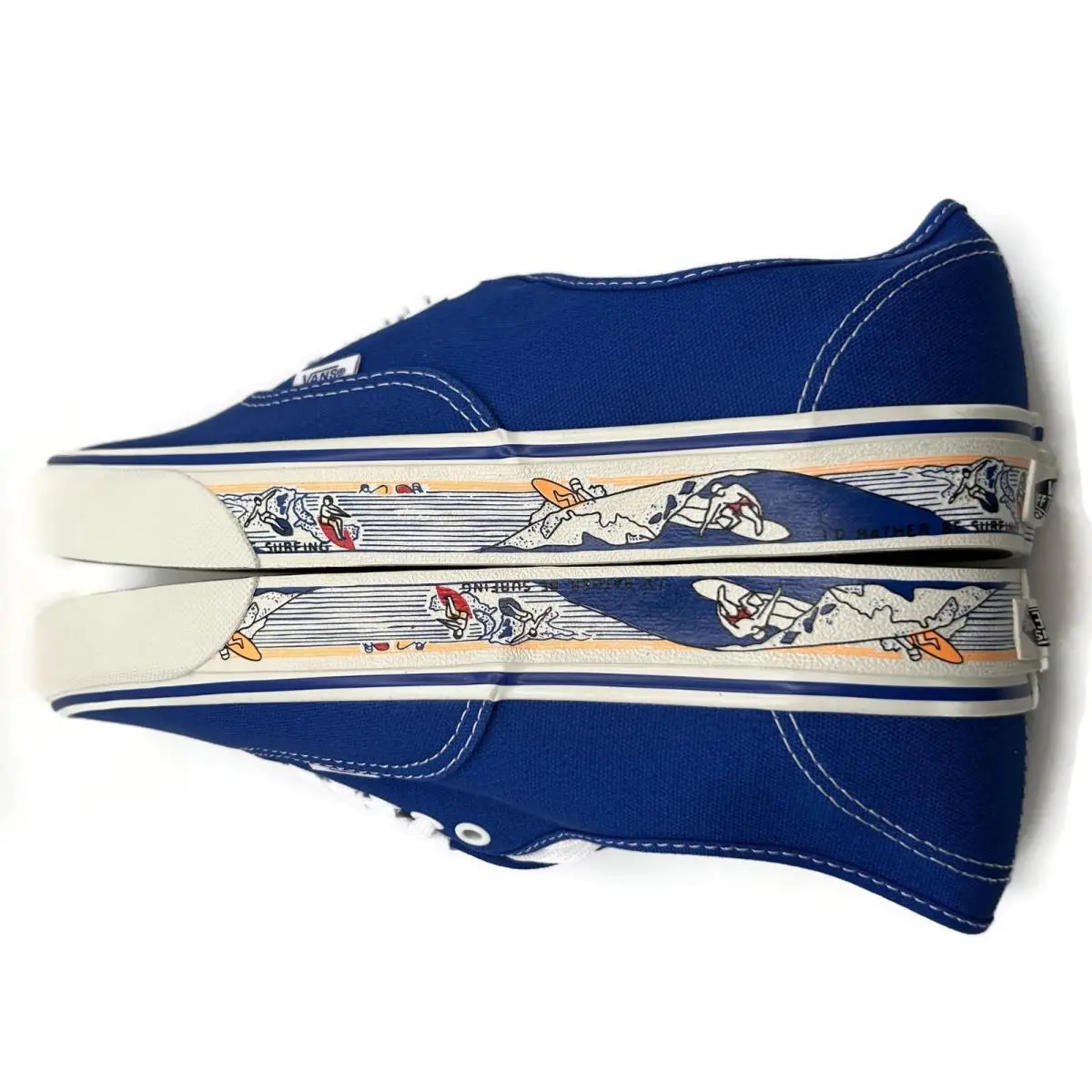Vans shoes - Vans Authentic Sidewall Print Classic Blue - VN000Z7410Z - Blue (UPC: 198268681496) 0