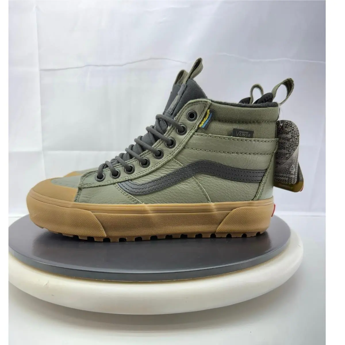 Vans Sk8-Hi Mte Womens Size 9 Waterproof Grape Leaf Green Hiking Boots Shoes
