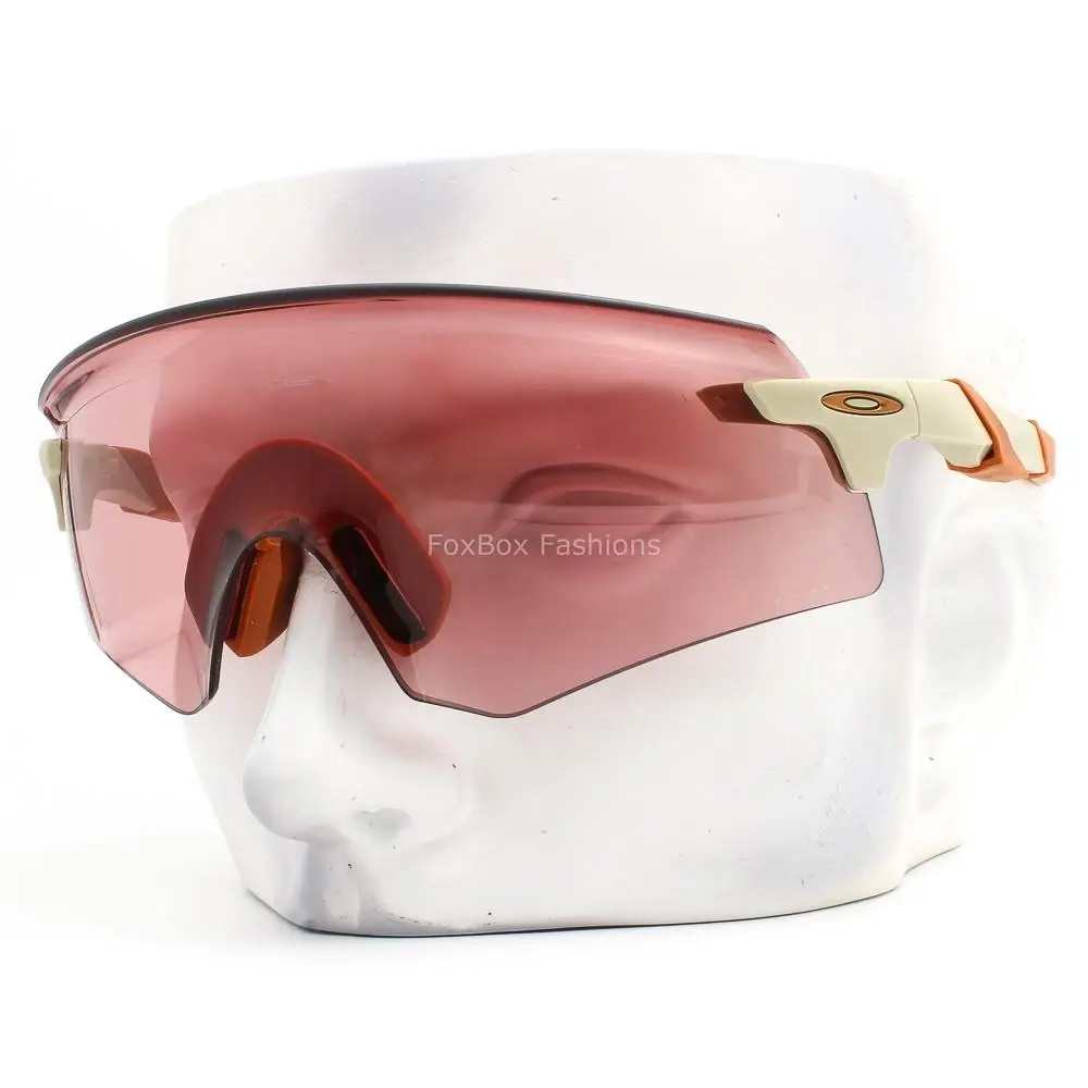 Encoder A OO9472F-2239 Shield Sunglasses Matte Sand Prizm Berry W/case by Oakley