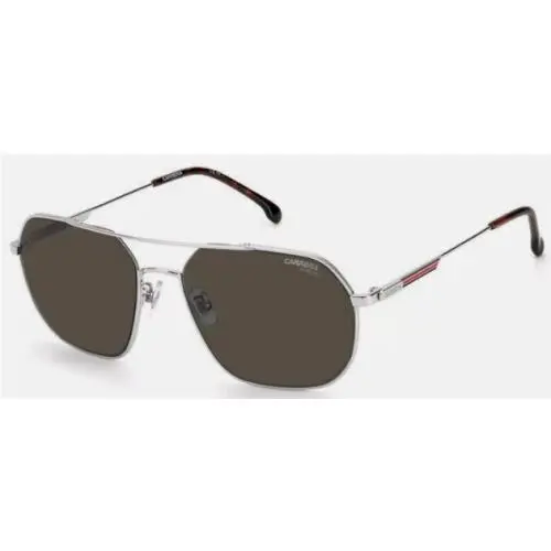Silver Palladium Gray Aviator Pilot Sunglasses 58MM 1035/GS 010IR by Carrera