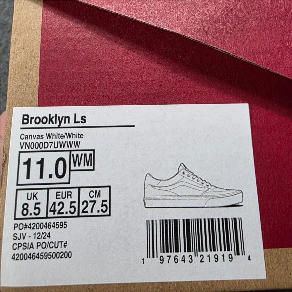 Vans shoes - Brooklyn Ls - Brooklyn - White 0