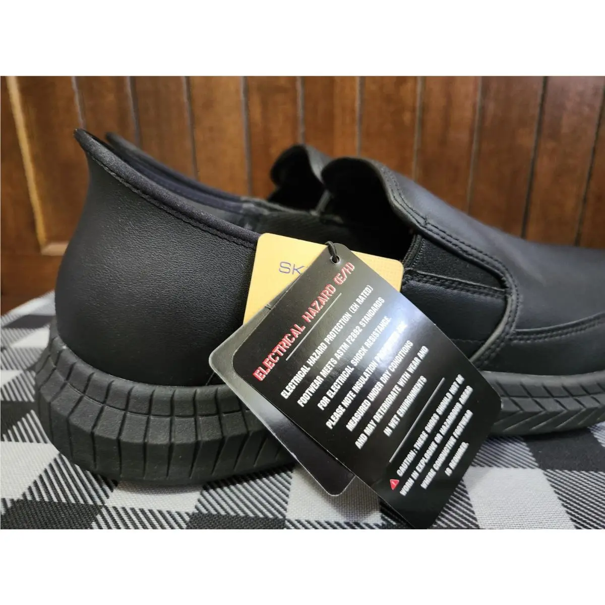 Skechers shoes - skecher work footwear hands free slip-on - Black 14
