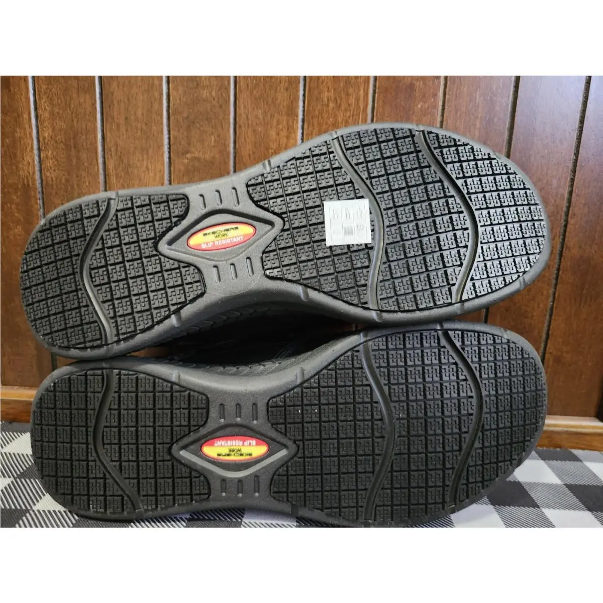 Skechers shoes - skecher work footwear hands free slip-on - Black 15