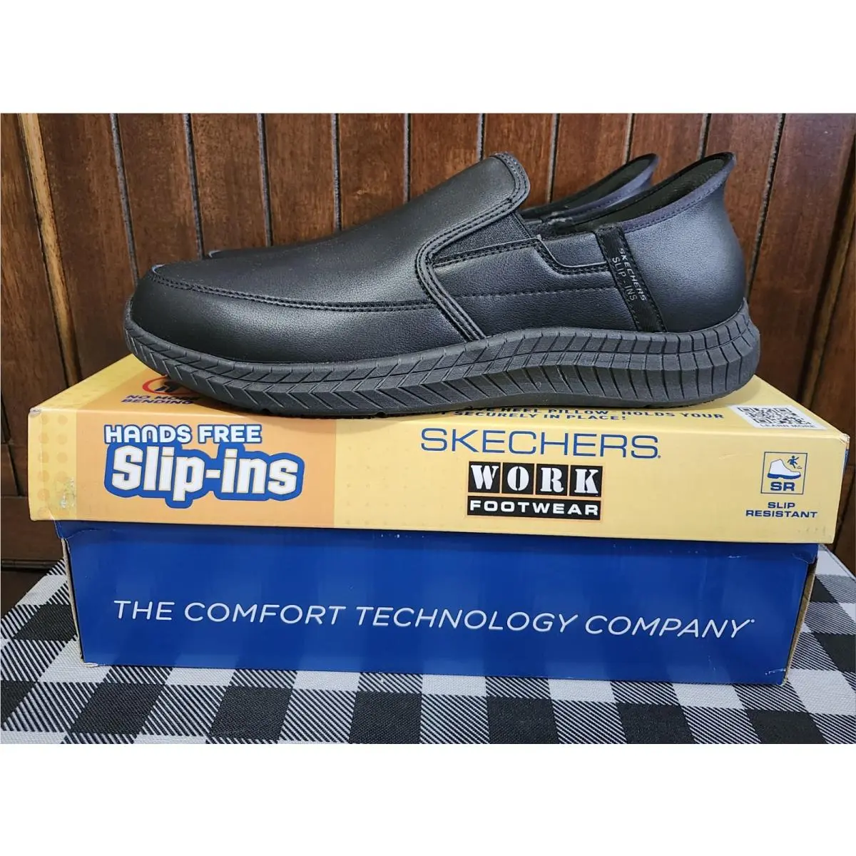 Skechers shoes - skecher work footwear hands free slip-on - Black 0