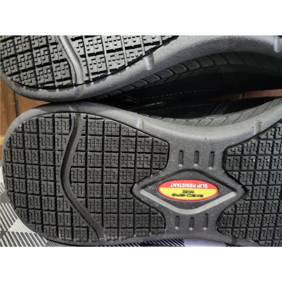 Skechers shoes - skecher work footwear hands free slip-on - Black 19
