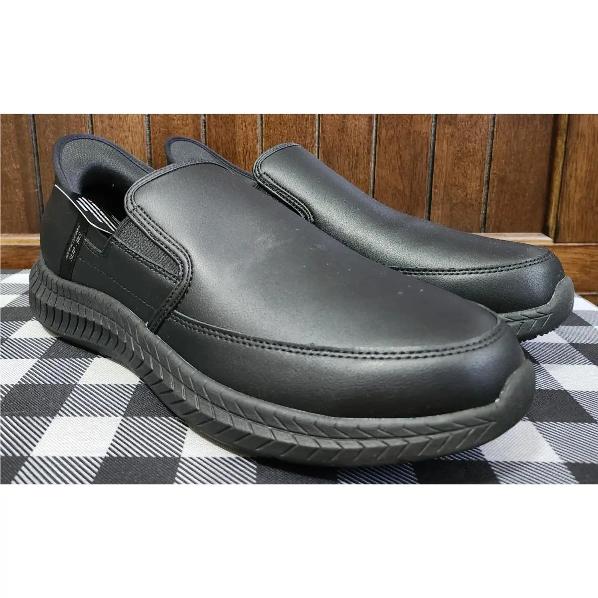 Skechers shoes - skecher work footwear hands free slip-on - Black 3