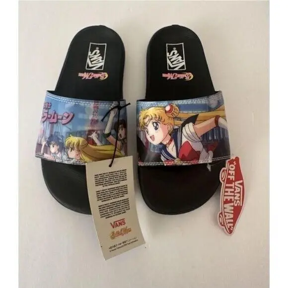 Vans Pretty Guardian Sailor Moon La Costa Slide Sandal Women`s Size 5 Shoes