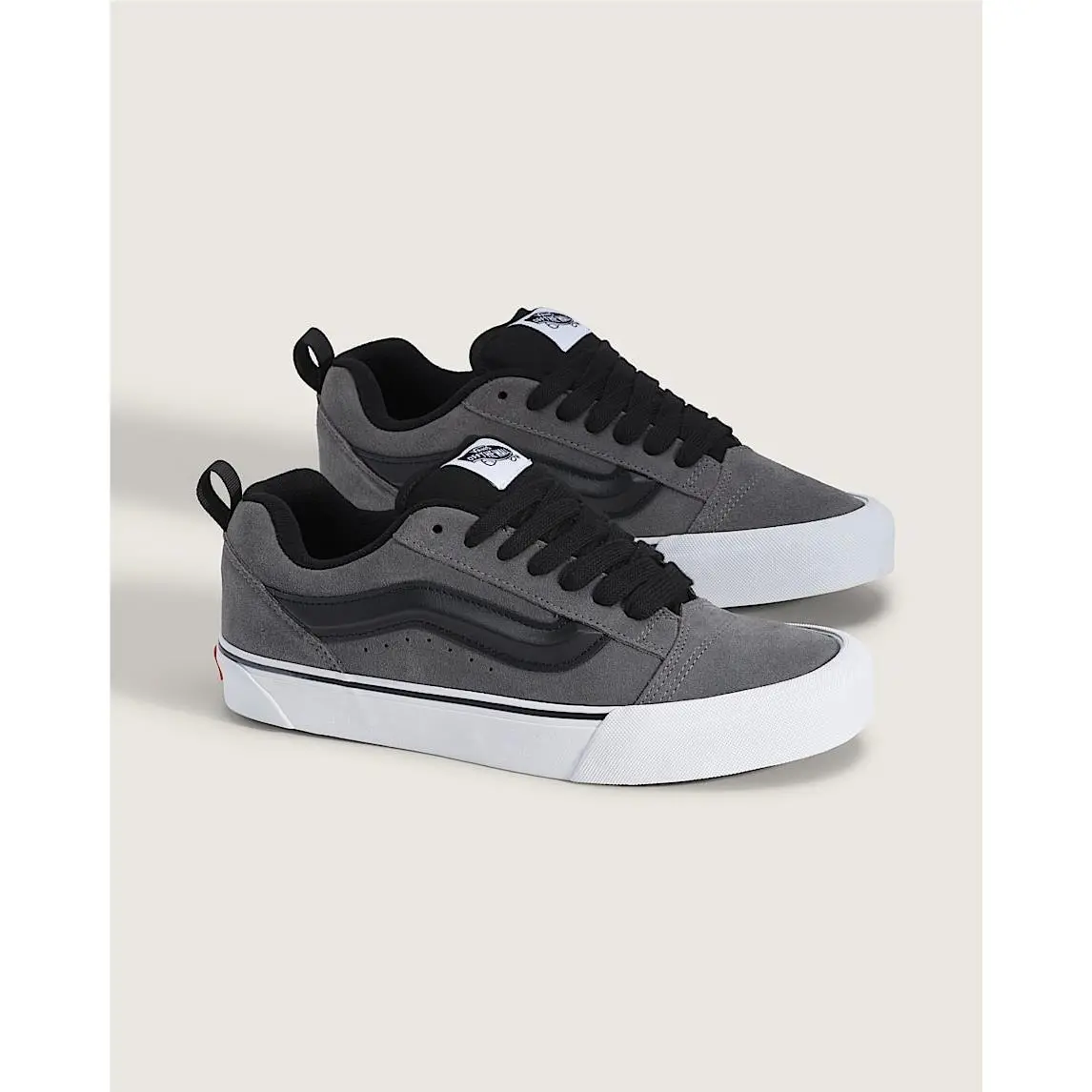 Unisex Vans Knu Skool VN000DAJPWT Pewter Grey/black/white Sneaker-size 8.5