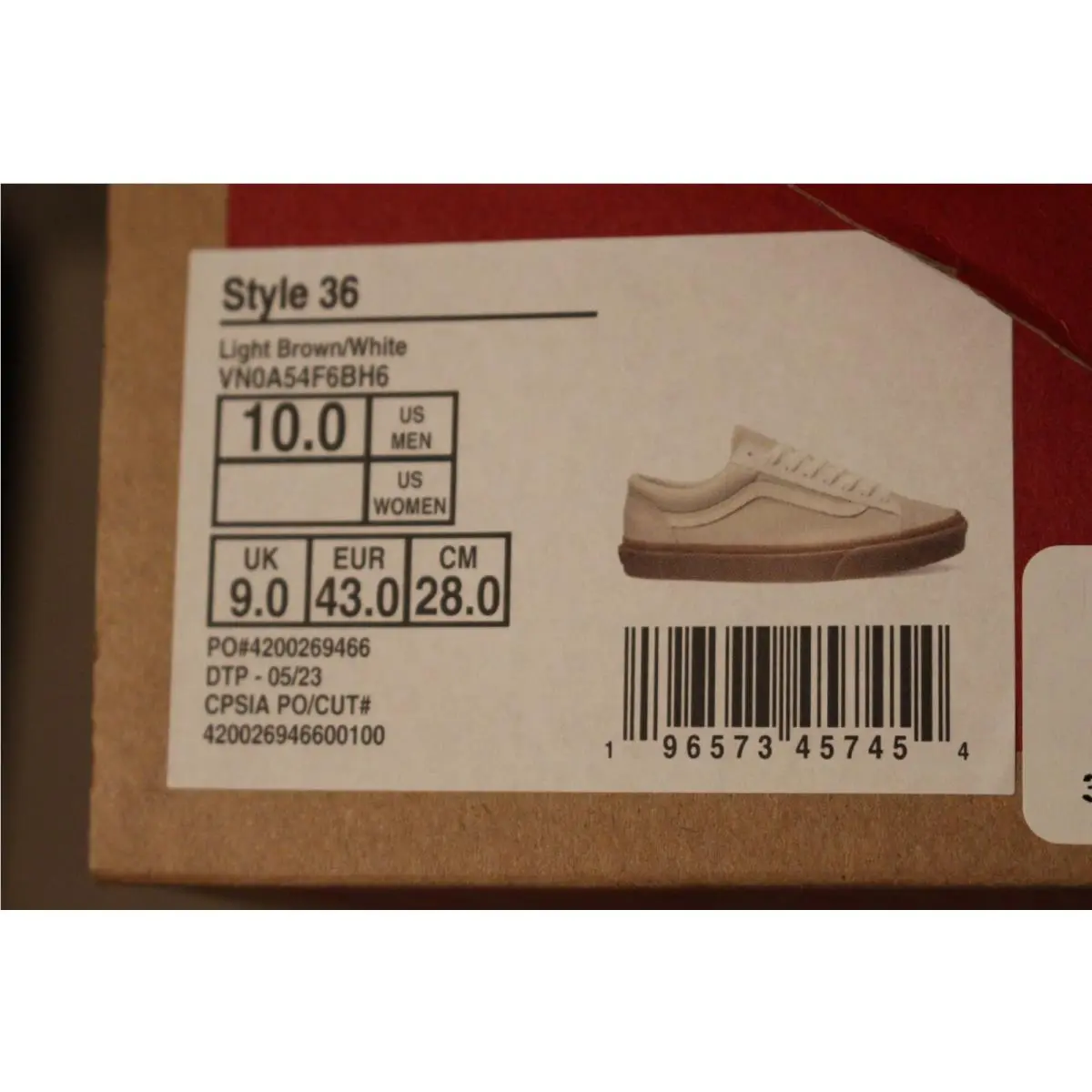 Vans shoes - VANS Style 36 - Style - Brown 8
