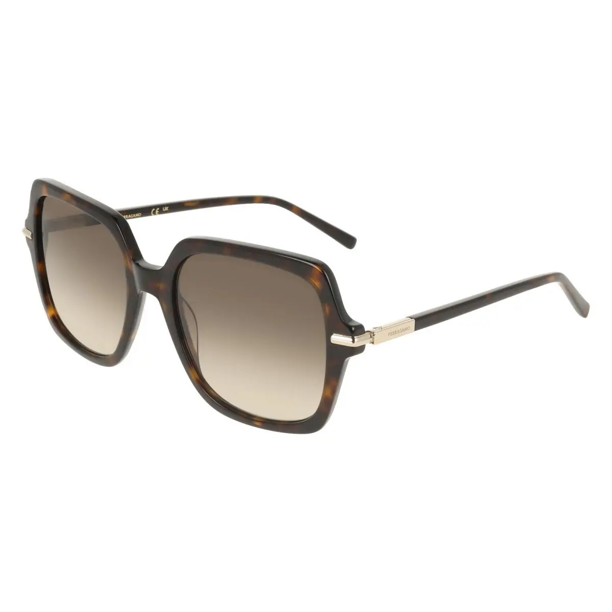 SF2076S Sunglasses 242 Dark Tortoise by Salvatore Ferragamo