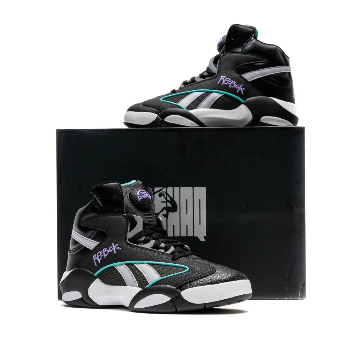 Reebok shoes - Reebok Shaq Attaq - Shaq Attaq - HR0501 - Core Black /Pure Grey/Footwear White 19