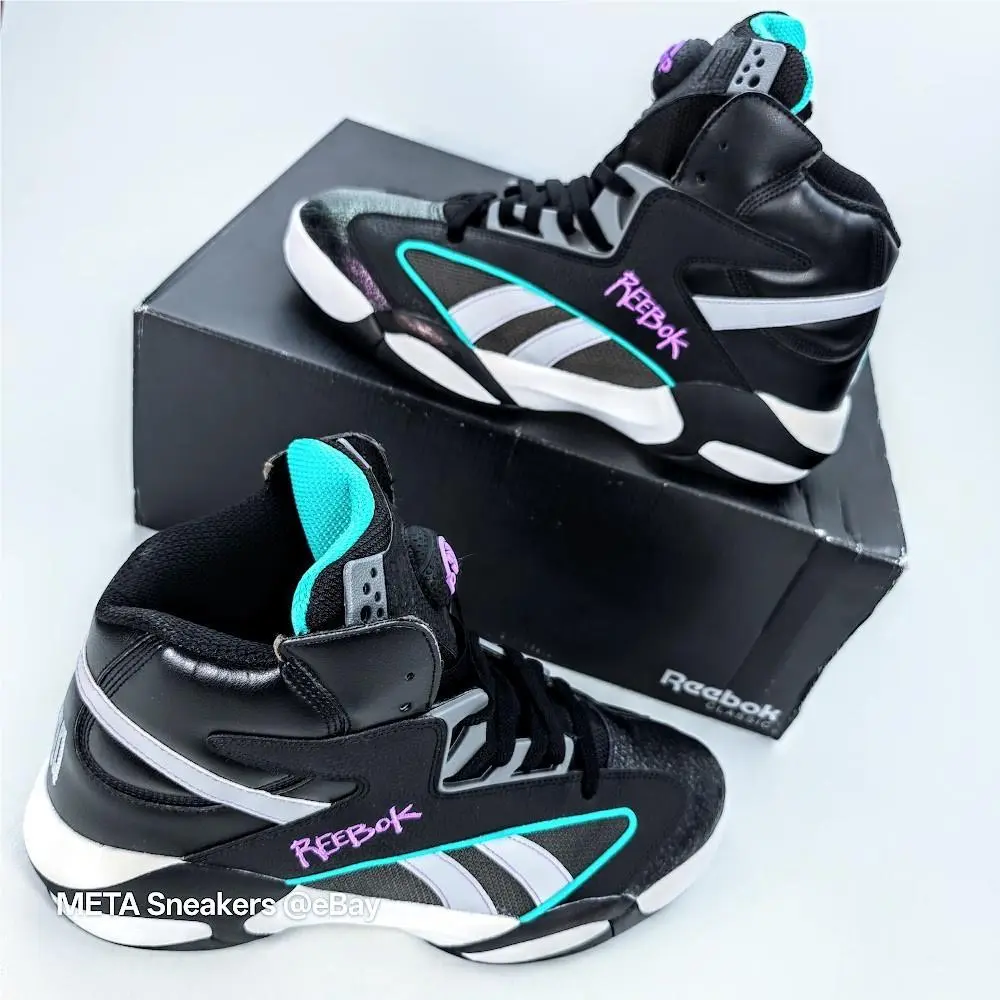 Reebok shoes - Reebok Shaq Attaq - Shaq Attaq - HR0501 - Core Black /Pure Grey/Footwear White 11