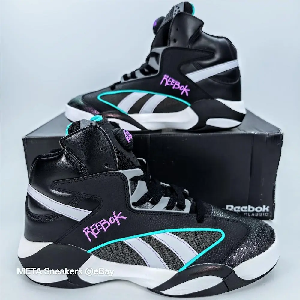 Reebok shoes - Reebok Shaq Attaq - Shaq Attaq - HR0501 - Core Black /Pure Grey/Footwear White 12
