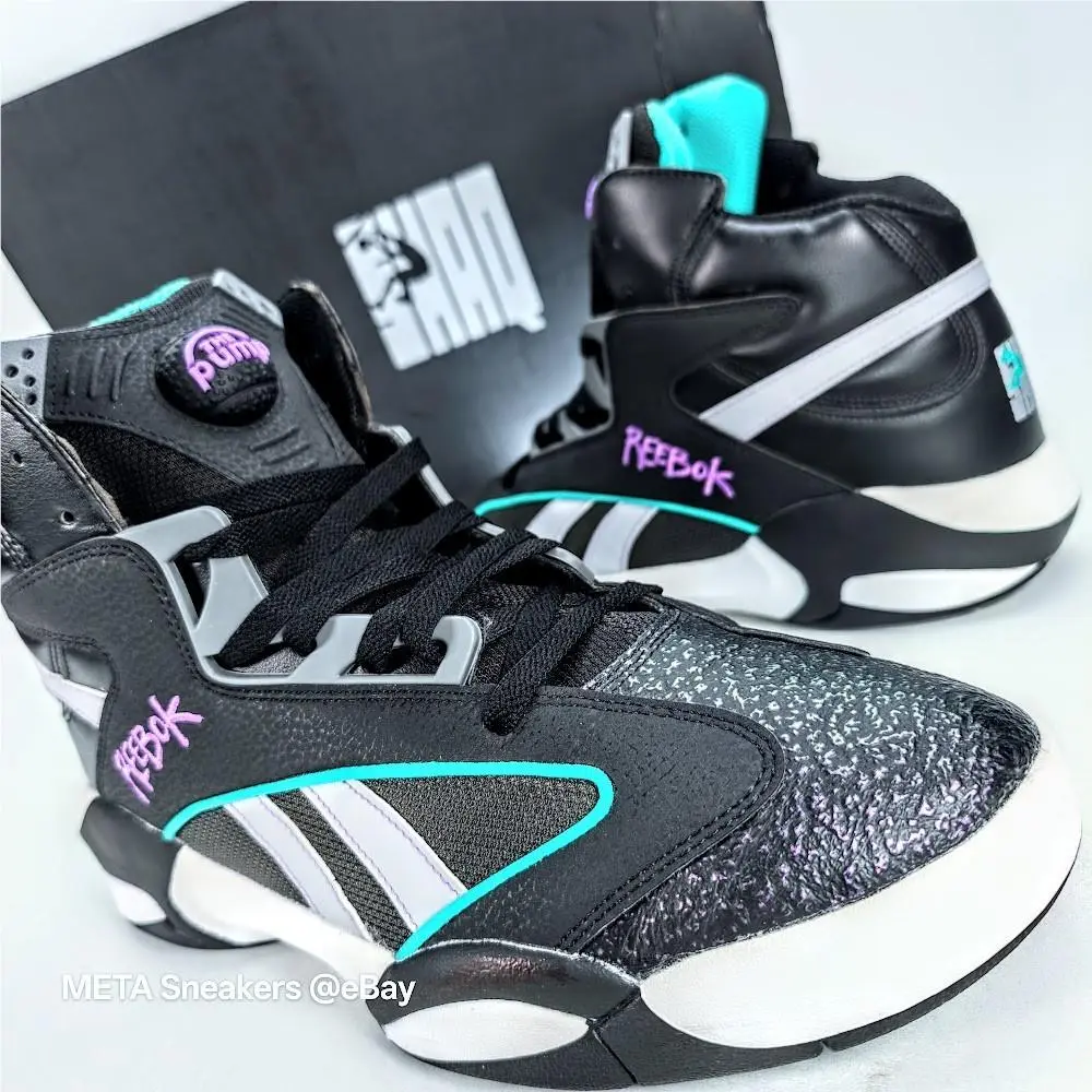 Reebok shoes - Reebok Shaq Attaq - Shaq Attaq - HR0501 - Core Black /Pure Grey/Footwear White 5