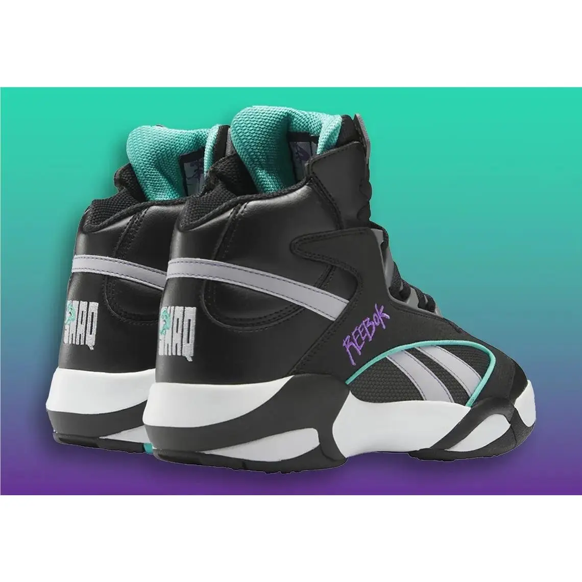 Reebok shoes - Reebok Shaq Attaq - Shaq Attaq - HR0501 - Core Black /Pure Grey/Footwear White 16