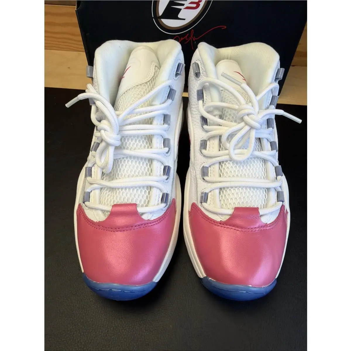 Reebok shoes - Reebok Question Mid - Question Mid - FX7441 - White/Pink (UPC: 4062061665709) 6