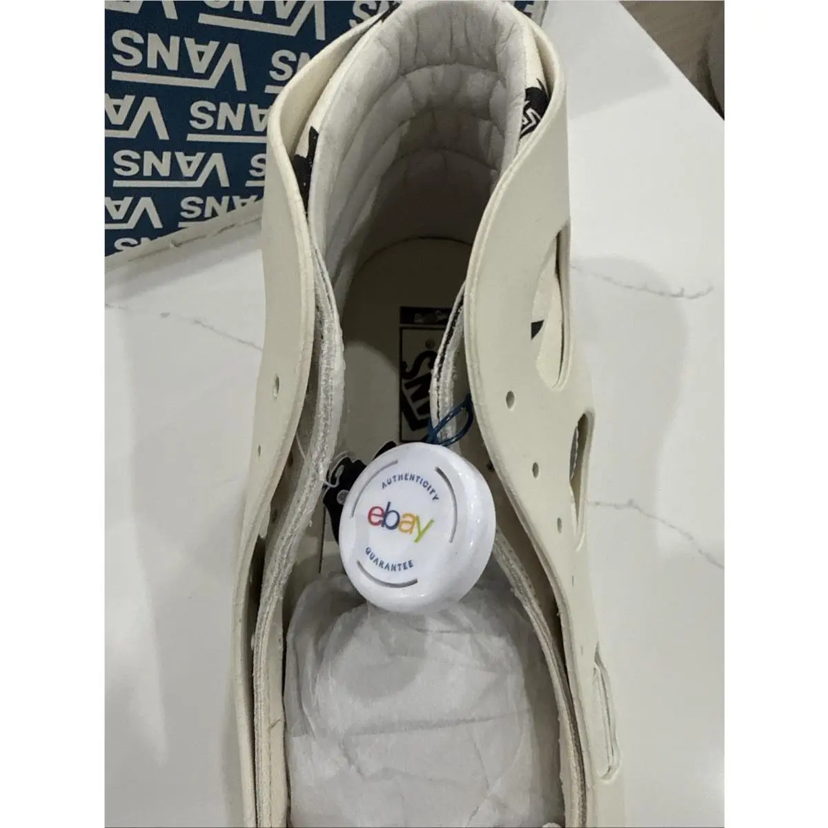 Vans shoes - VANS Sk8-Hi - VN0A5FBW2UH - Marshmallow/True White 4
