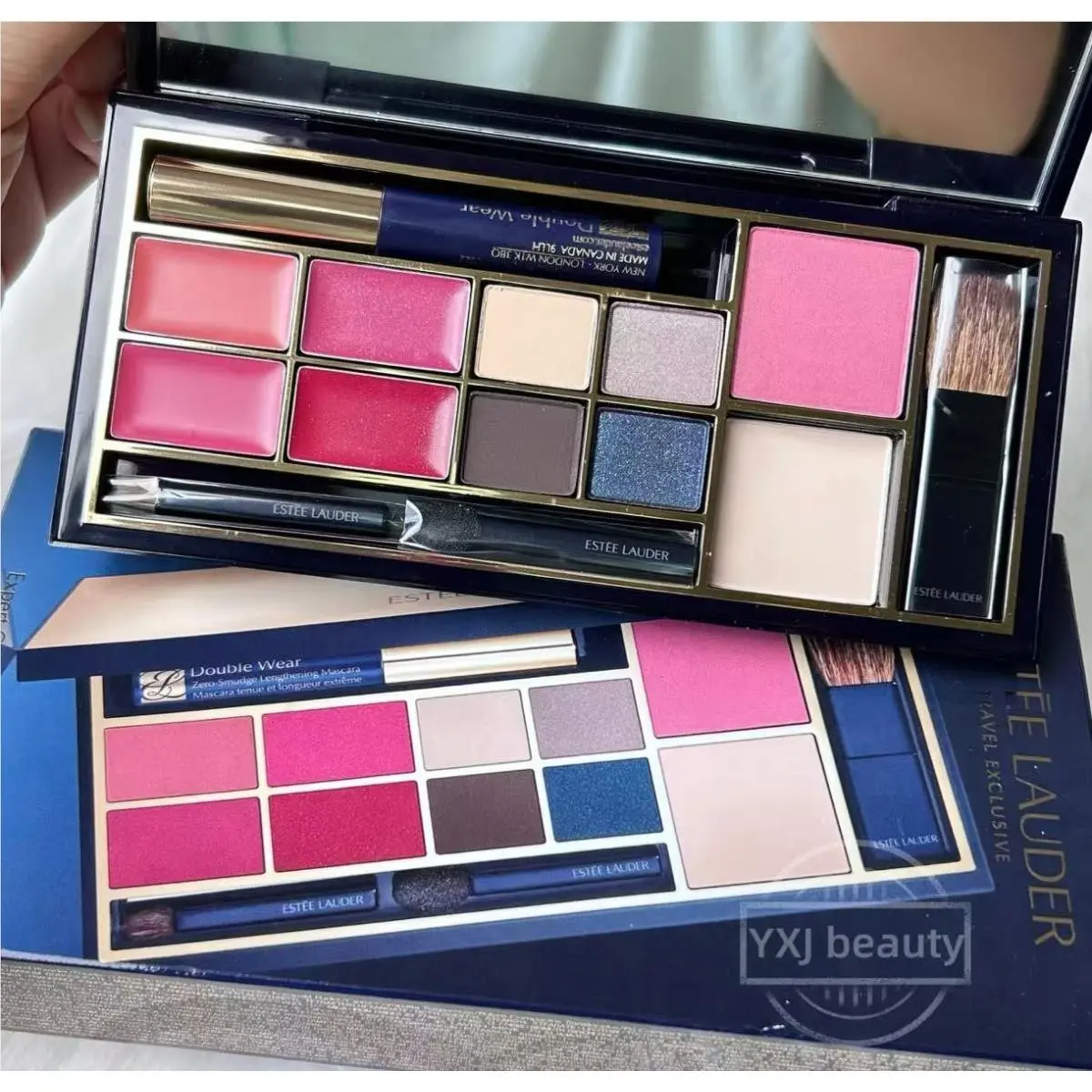 Estee Lauder Travel Exclusive Makeup Set Lipstick+eyeshadow+blush+mascara