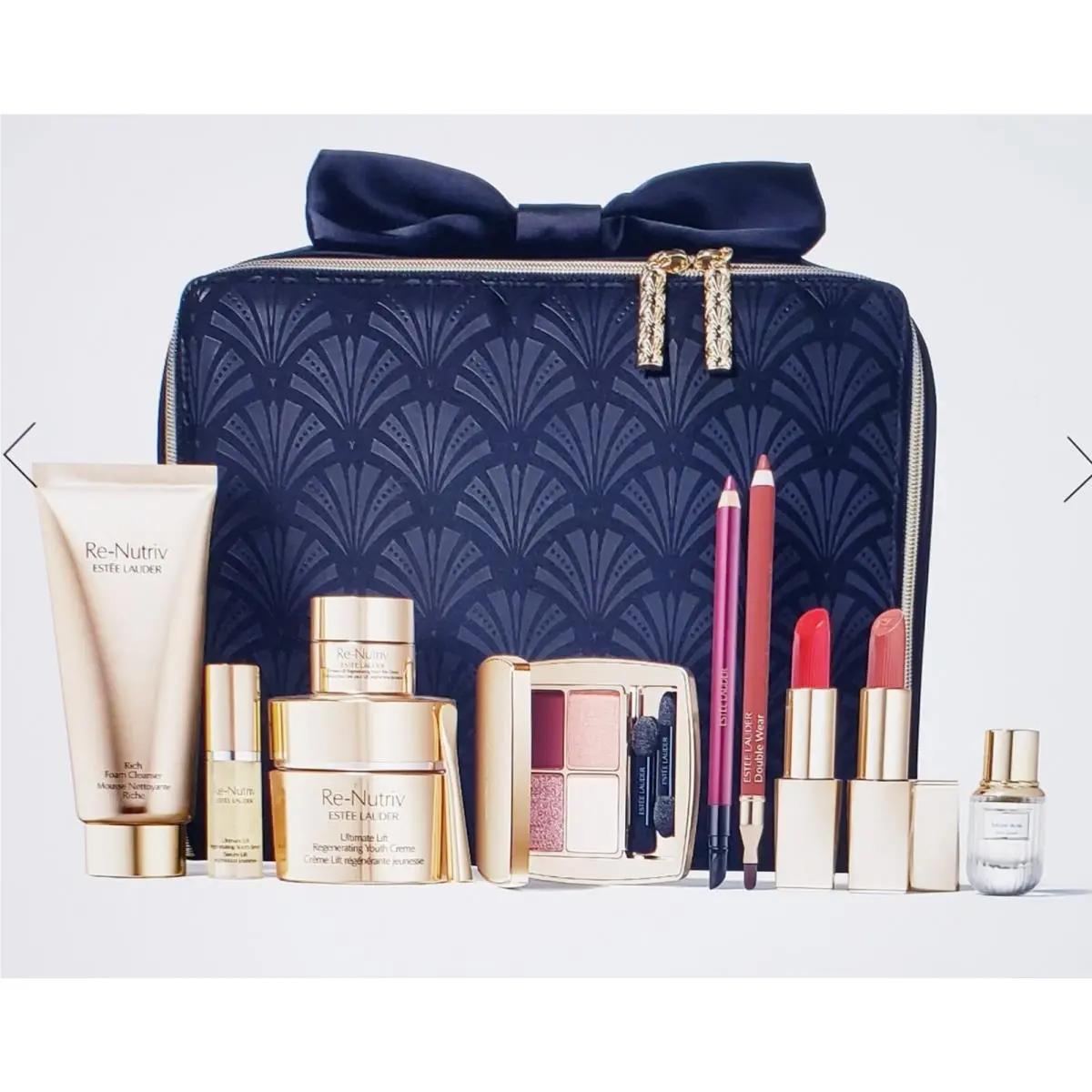 Estee Lauder Re Nutriv The Secret Of Infinite Beauty Set w/ Black Carry Bag