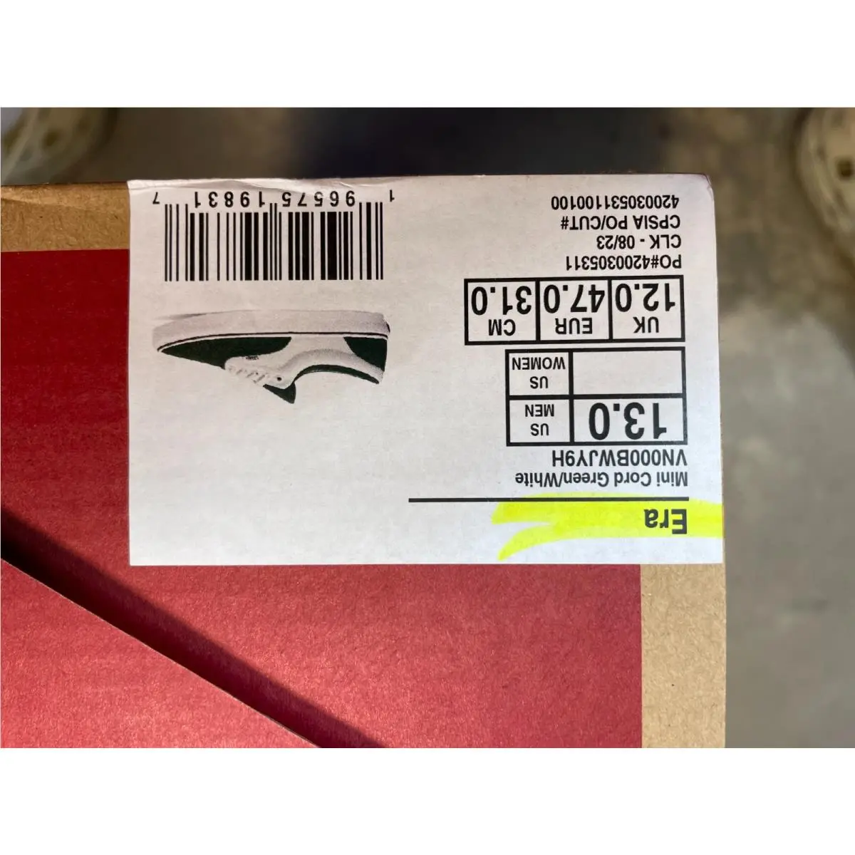 Vans shoes - VANS Era - Era - VN000BWJY9H - Multicolor 5