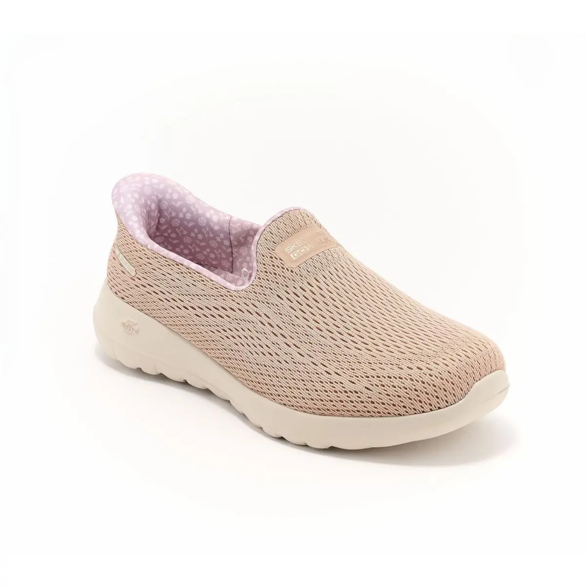 Skechers Slip-ins GO Walk Joy Vegan Washable Shoes - Lucia Taupe 10/M