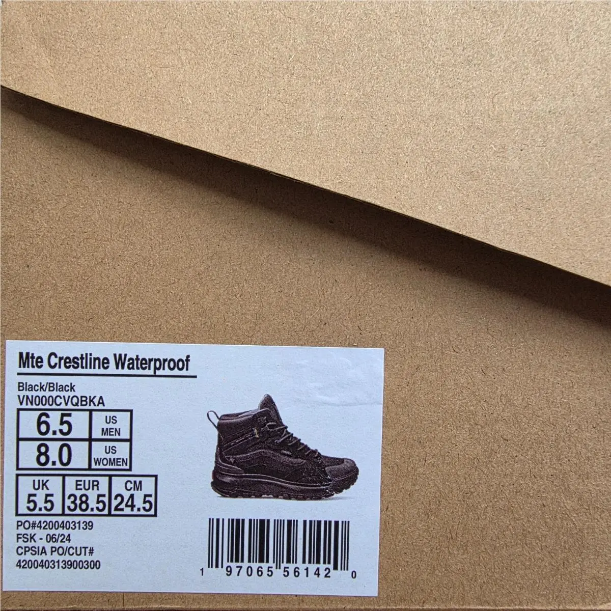 Vans shoes - VANS MTE - MTE - VN000CVQBKA - Black 10