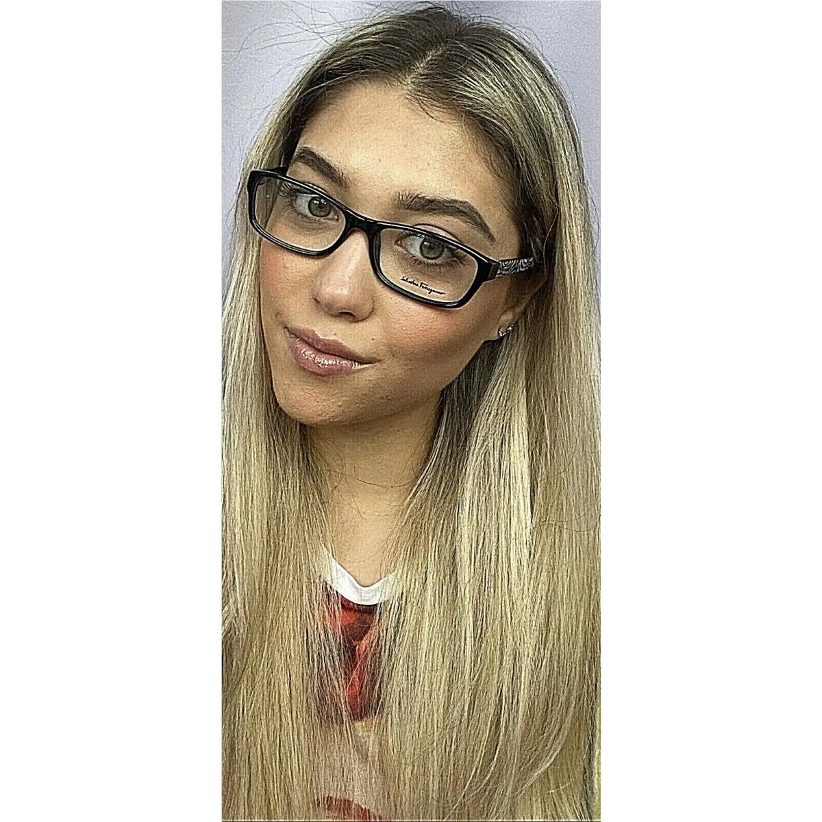 Salvatore Ferragamo SF2667 001 53mm Black Zibra Women`s Eyeglasses Frame