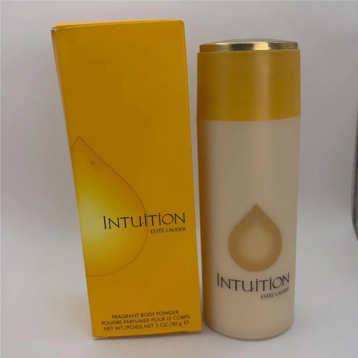 Intuition by Estee Lauder Fragrant Body Powder Net Wt. 3 oz /85 g W/box Rare