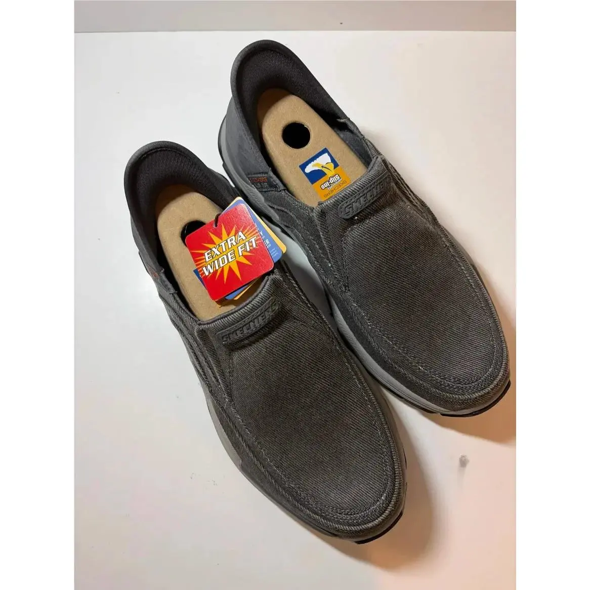 Skechers shoes - Skechers Hands Free Slip-ins Respected - Gray 4