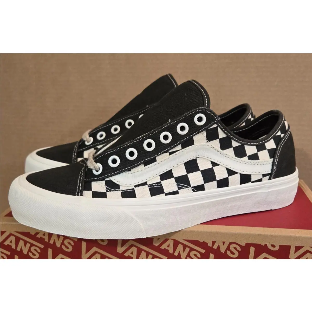 Vans Style 36 Decon SF 8 Men/9.5 Women Ecothry Blkchkbrdmshmlw VN0A3MVL42E