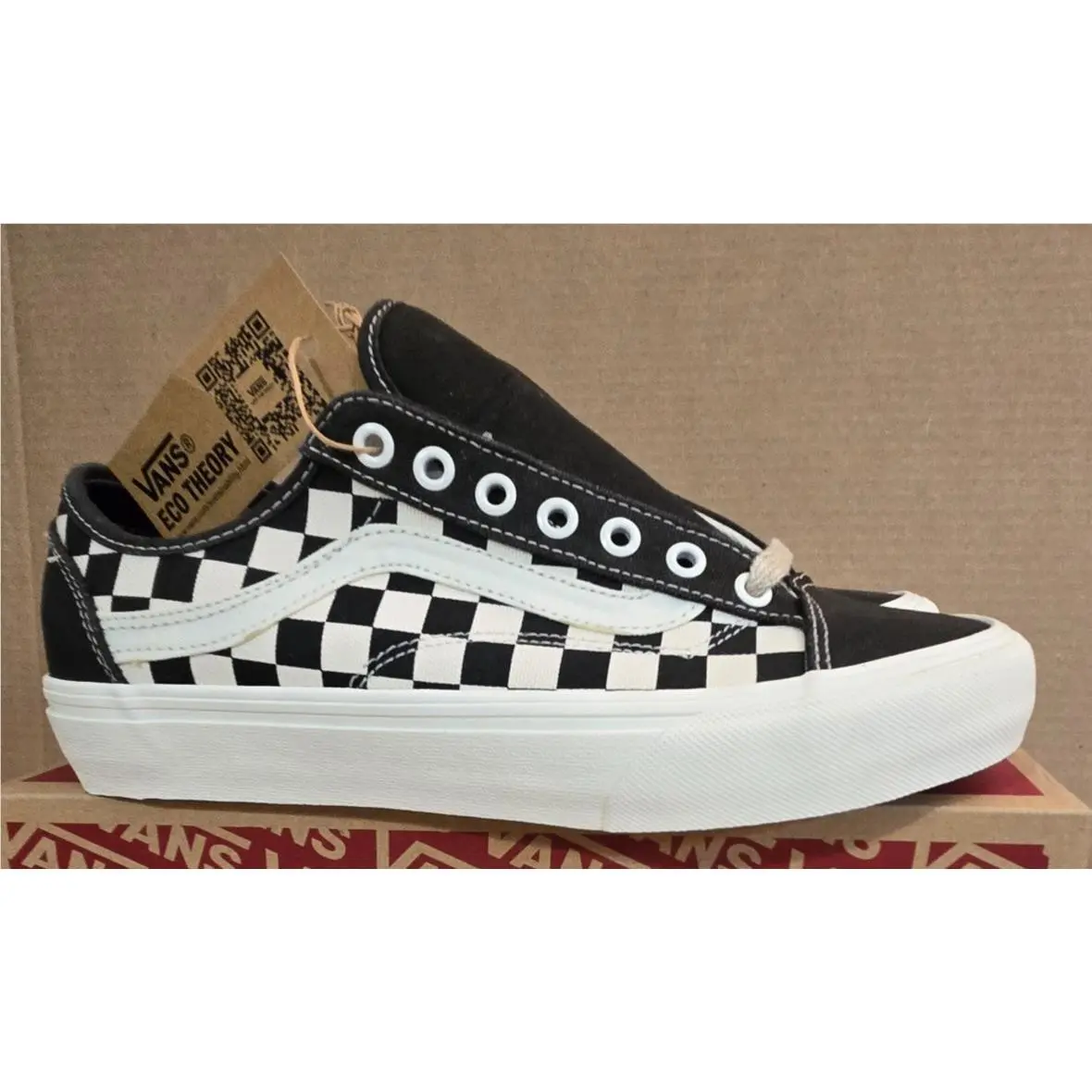 Vans shoes - Vans Style 36 - Style - Checkerboard/Marshmallow (UPC: 194902699025) 1