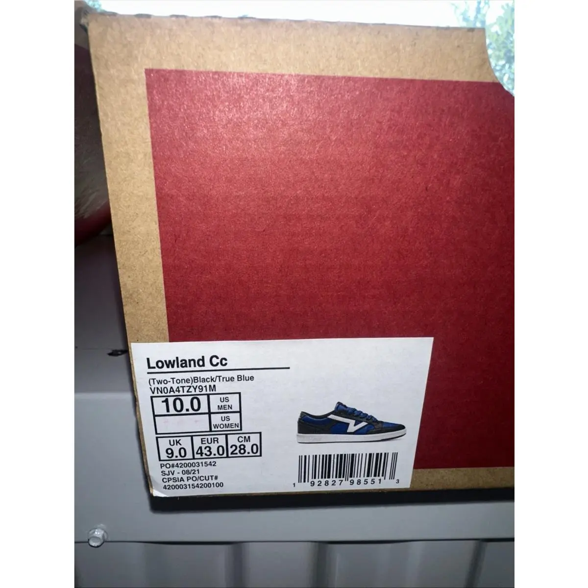 Vans shoes - CC - VN0A4TZYK551 - Blue, Manufacturer: Black/True White 1