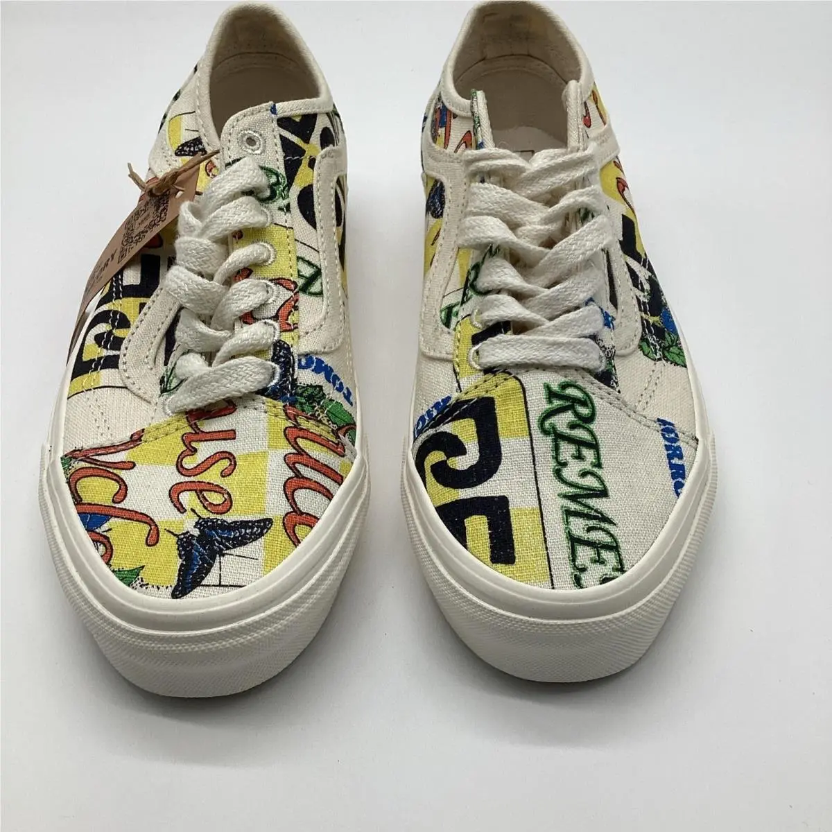 Vans Old Skool Eco Theory Tapered Graphic Hemp Men 7 Women 8.5 Sneakers
