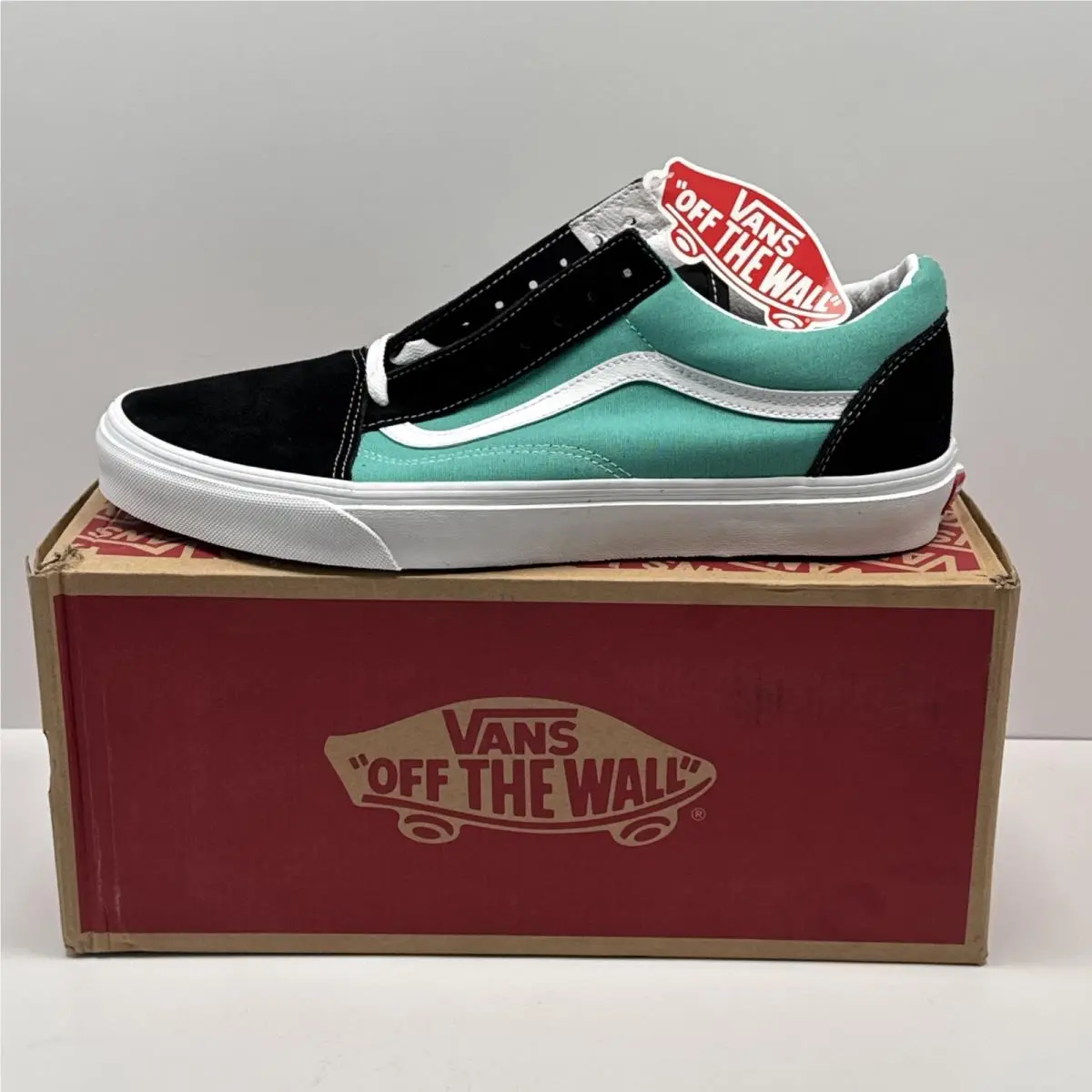 Vans Old Skool Shoes Black Waterfall Men`s Skate Size 11.5