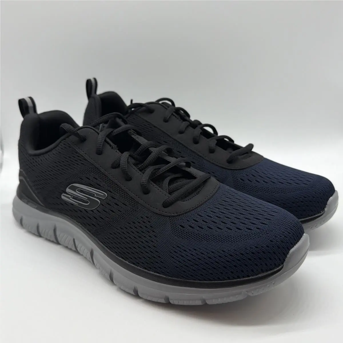 Skechers Shoes Men`s Size 12 Sport Navy Memory Foam Mesh Comfort Casual Athletic