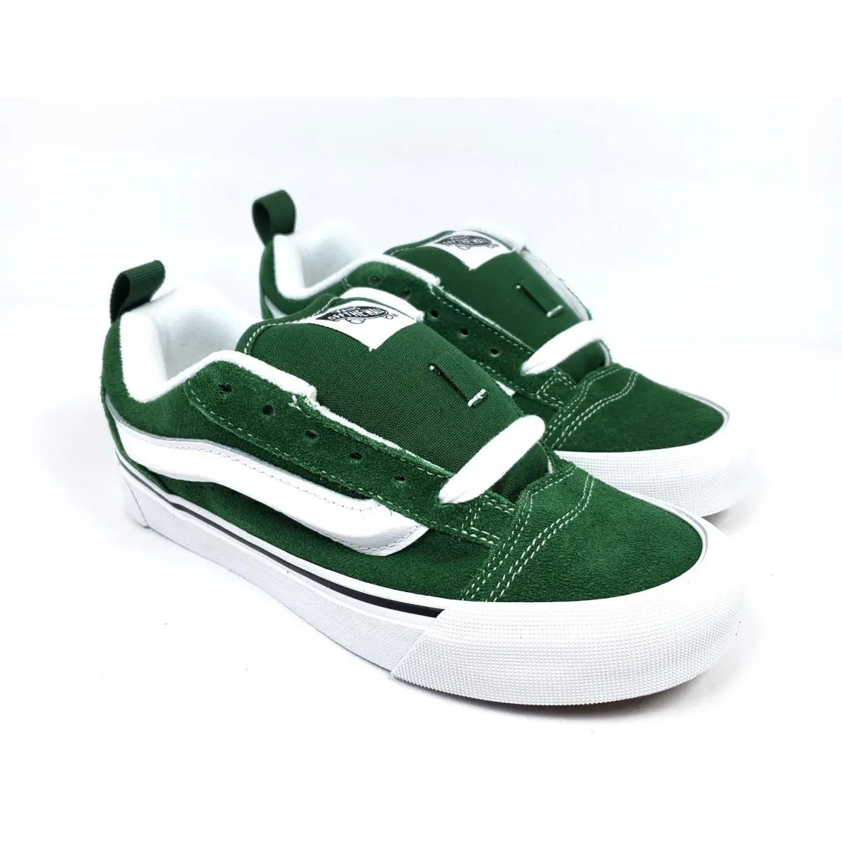 Vans Knu Skool Womens Size 5 Mens Sz 3.5 Eden Green Low Skate Sneaker Shoes