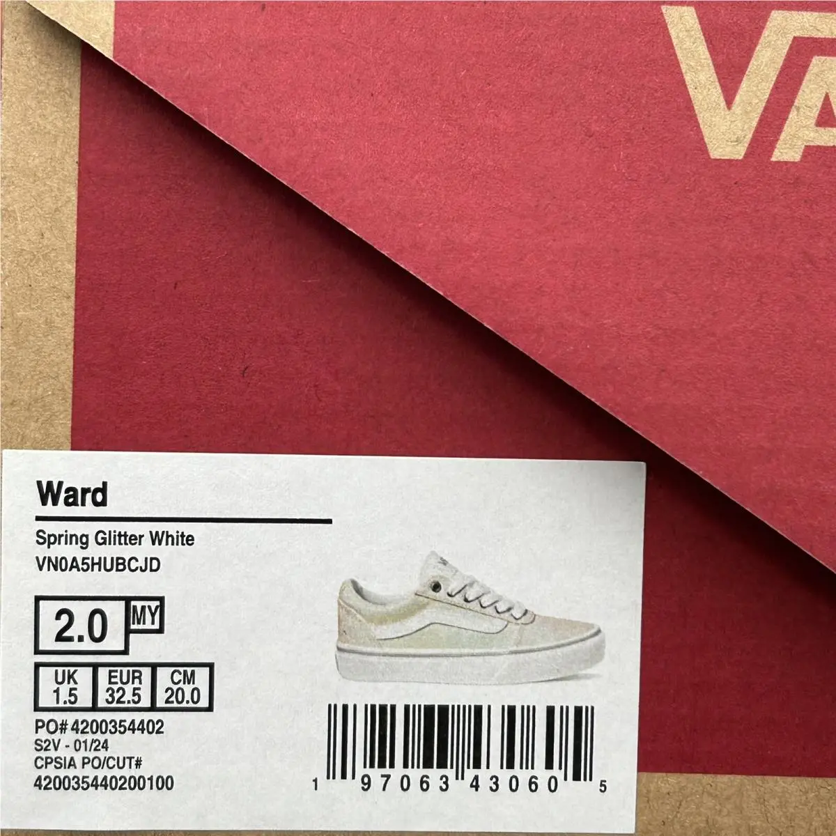 Vans shoes - Vans Ward - Ward - White (UPC: 197063430605) 8