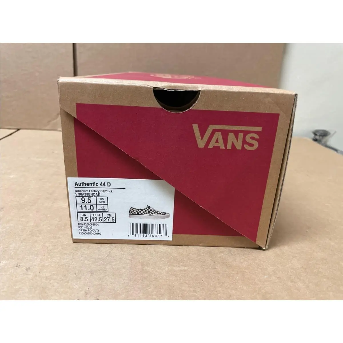 Vans shoes - VN0A38ENOAK - VN0A38ENOAK - Black (UPC: 191163363573) 0