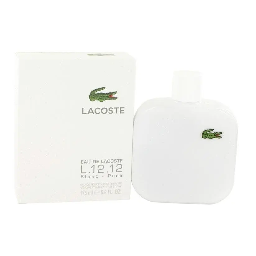 L.12.12 Blanc Pure Men 5.9 oz 175 ml Eau De Toilette Spray by Lacoste