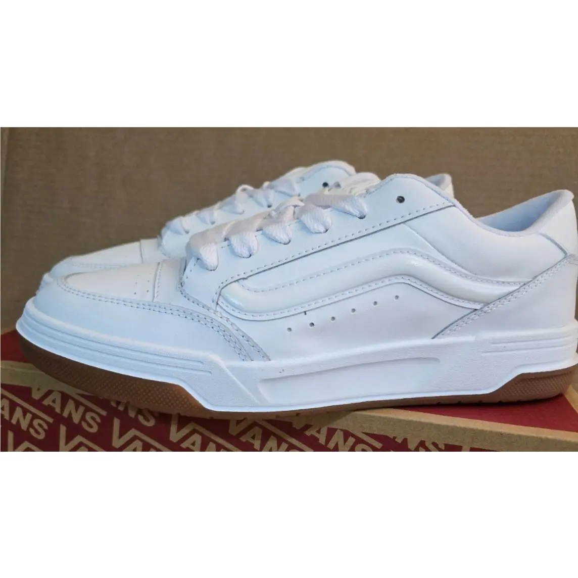 Vans Hylane Shoes Size 10 White/gum VN000D1J9DH