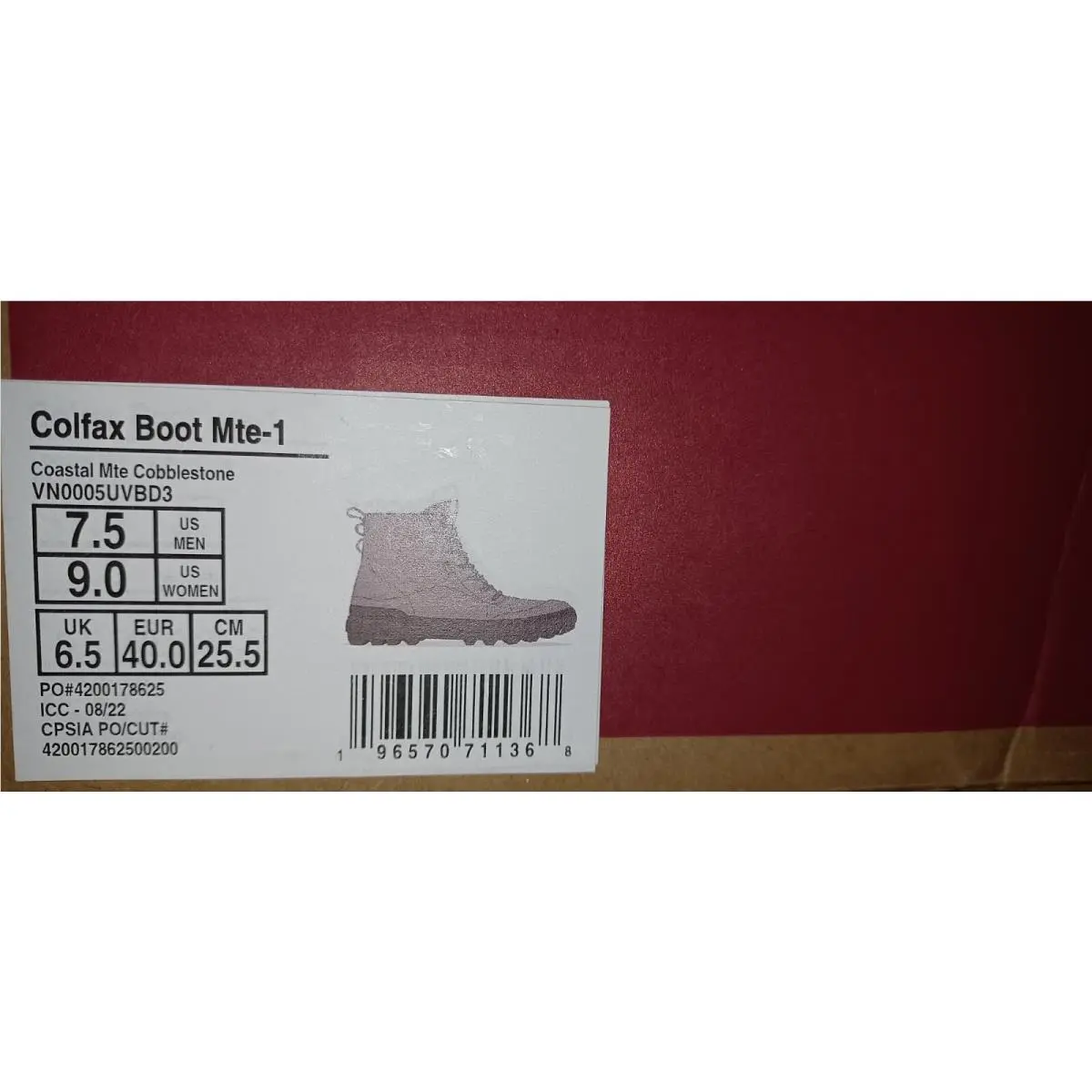 Vans shoes - VANS MTE - MTE - VN005UVBD3 - Gray 1