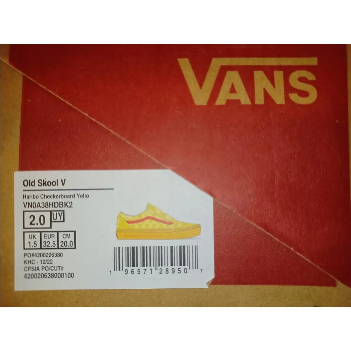 Vans shoes - Haribo Old Skool V - Haribo Old Skool - Yellow 1