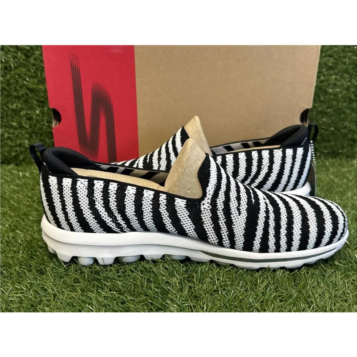 Skechers shoes - Sketchers Go Walk - Sketchers Walk - Black White 8