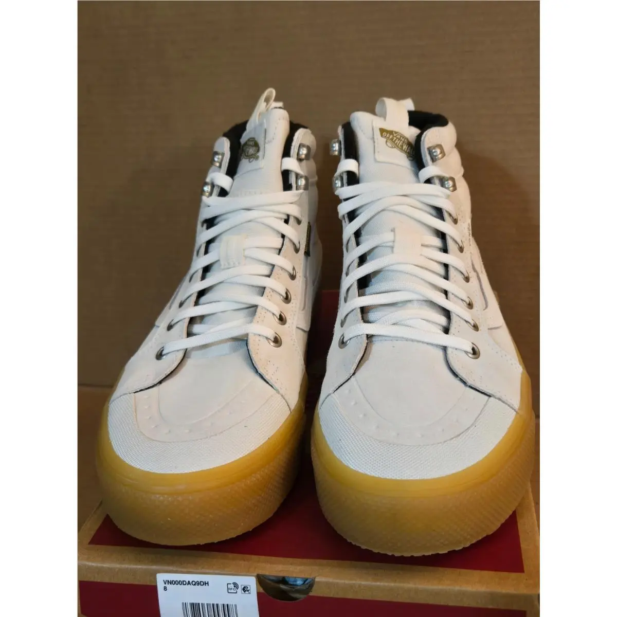 Vans shoes - Vans Sk8-Hi Mte - Mte - VN000DAQ9DH - White/Gum (UPC: 197804557998) 0