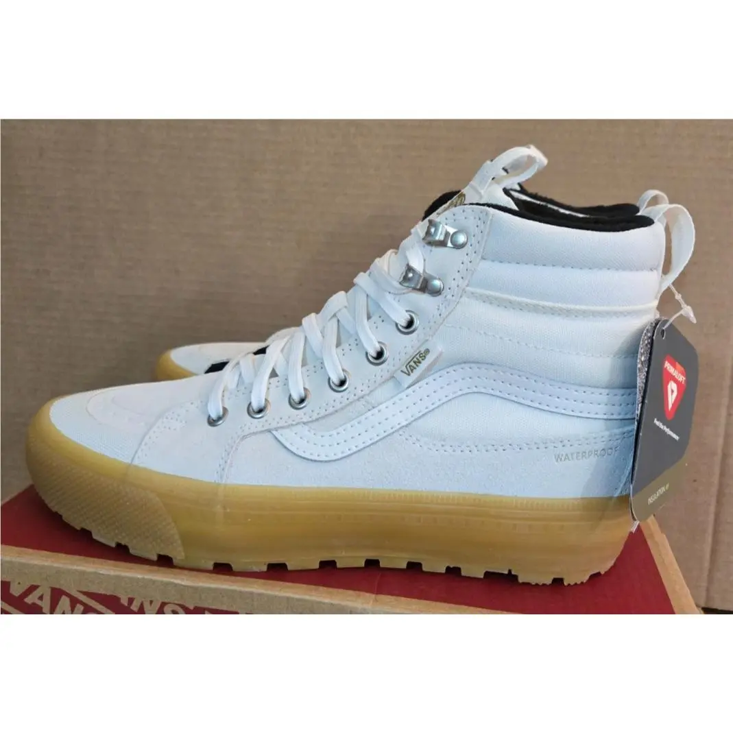 Vans shoes - Vans Sk8-Hi Mte - Mte - VN000DAQ9DH - White/Gum (UPC: 197804557998) 3