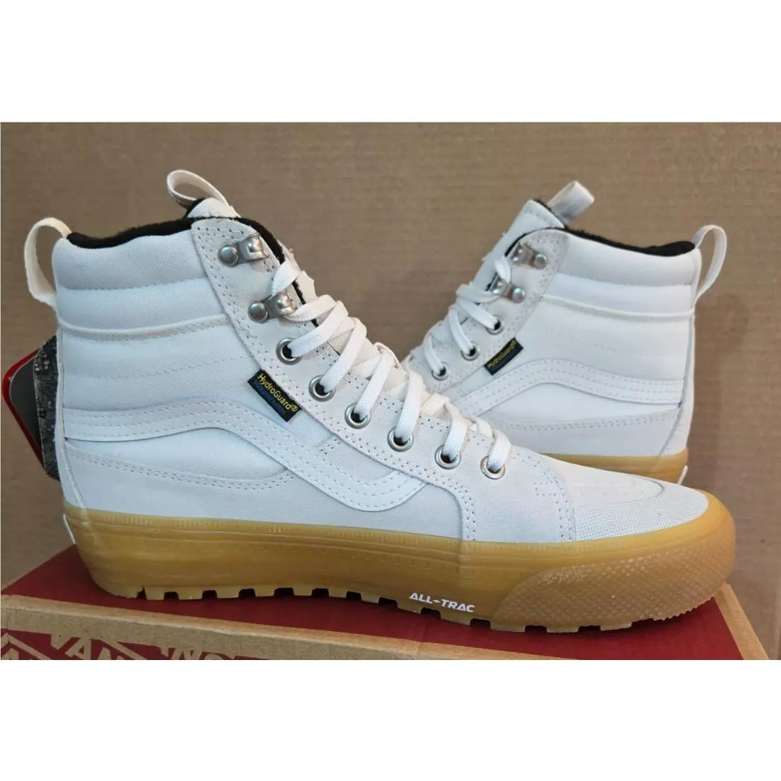 Vans shoes - Vans Sk8-Hi Mte - Mte - VN000DAQ9DH - White/Gum (UPC: 197804557998) 5