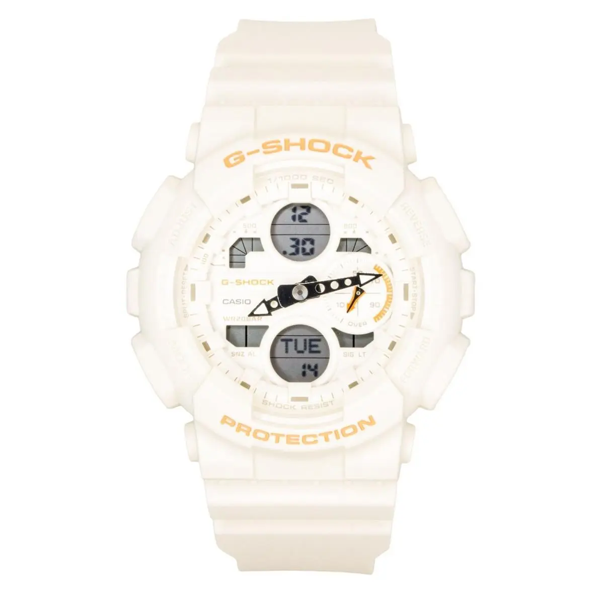 Casio G-shock Cream Dial Quartz Sports 200M Women`s Watch GMA-S140-7A