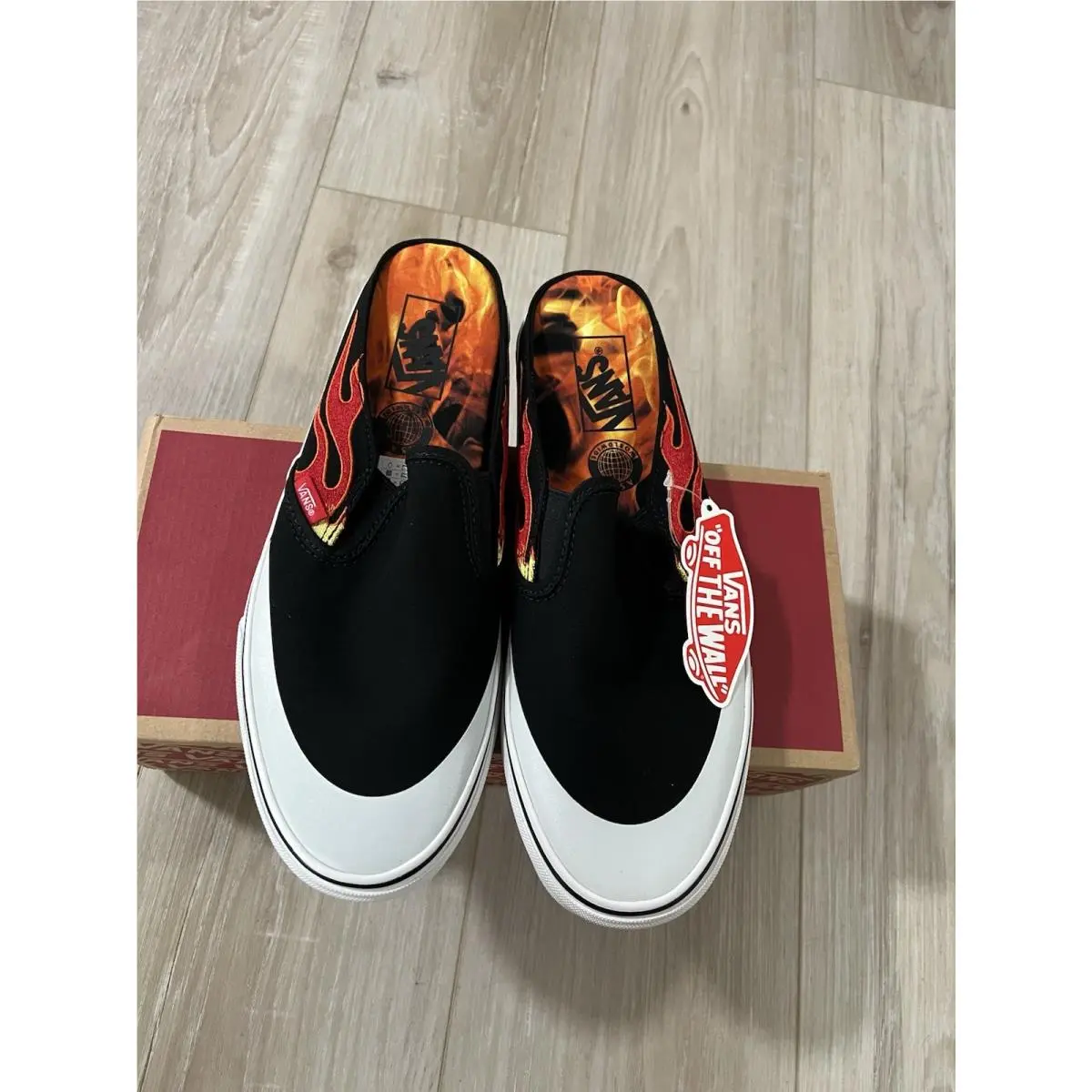 Vans x A$ap Worldwide Classic Slip-on Mule Shoes Women`s Size 11 Men 9.5