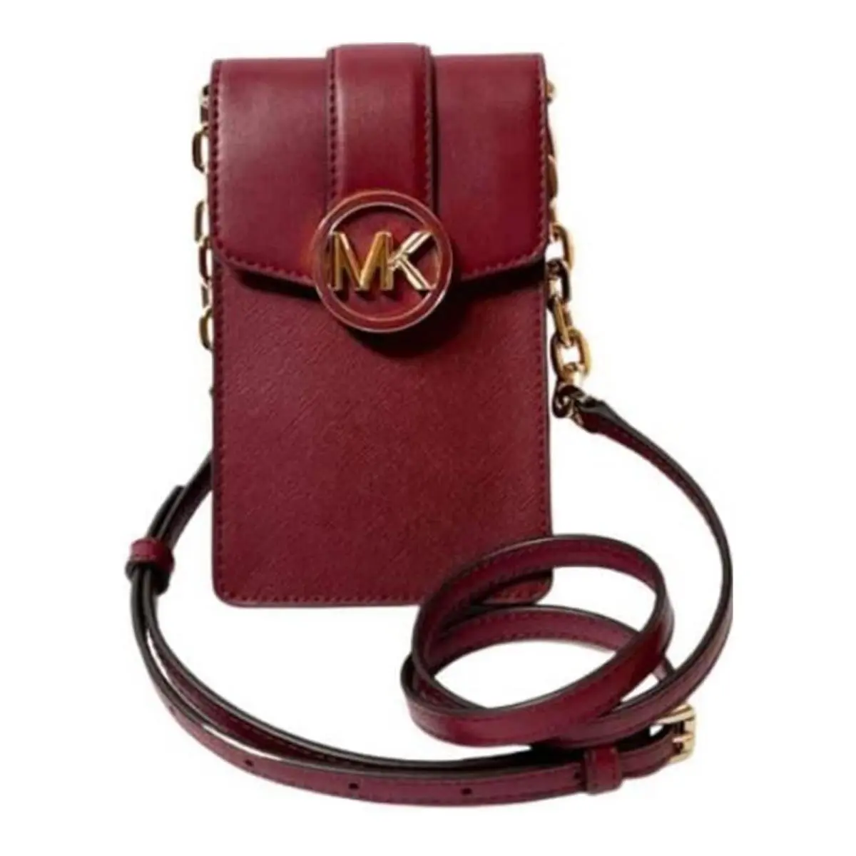 Michael Kors Carmen Small Logo Smartphone Crossbody Bag Mulberry 35T2GNMC5L